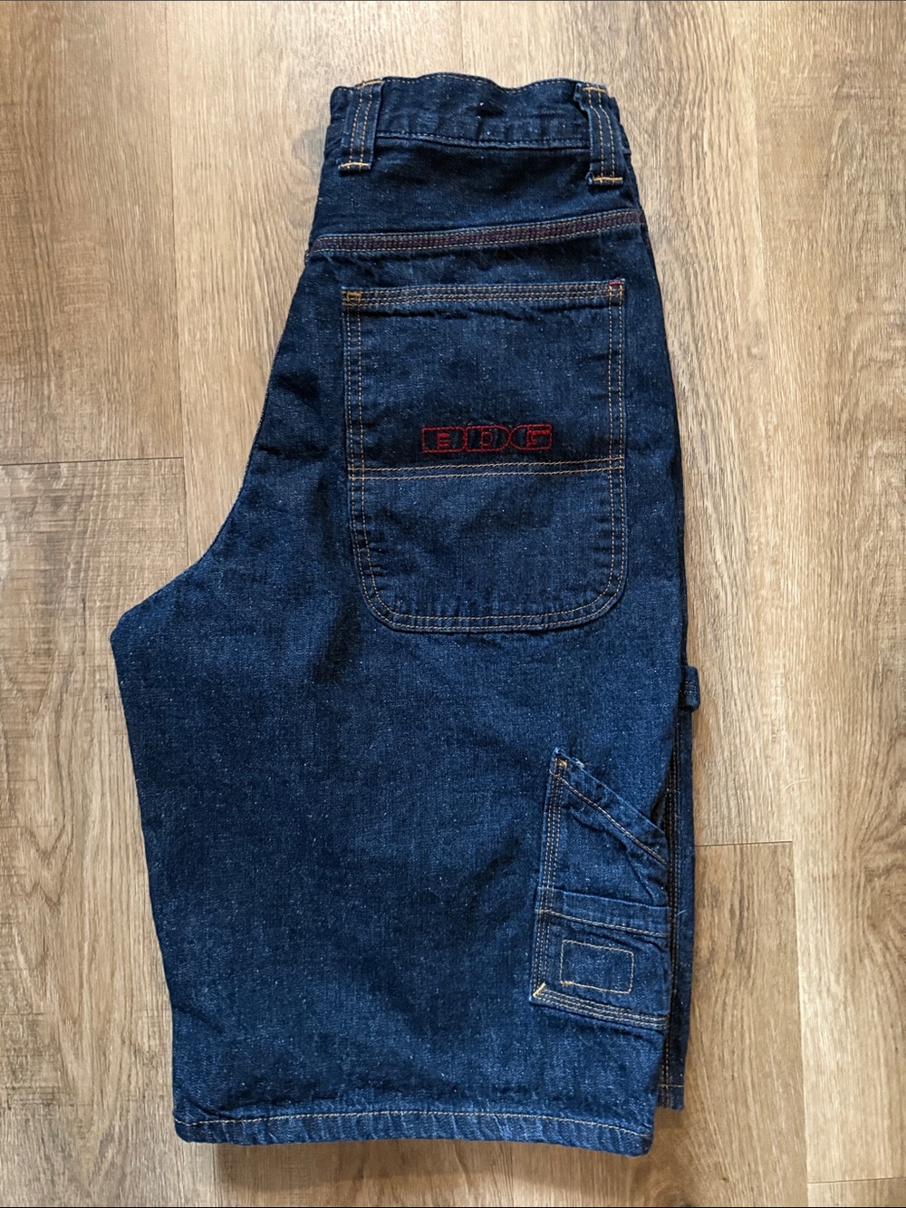 Urban Outfitters BDG Carpenter Denim Shorts Jorts Size 27 - Picture 5 of 13